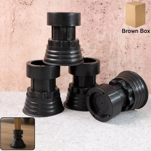 Heavy-Duty Adjustable Furniture Stand / Washing Machine Stand - (4 Pc / Set) - Justgrabit Inc.