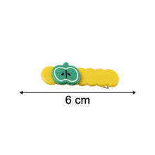 Cute Apple Design Hair Clip Set (4 Pc) - justgrabit.in | Just Grab It