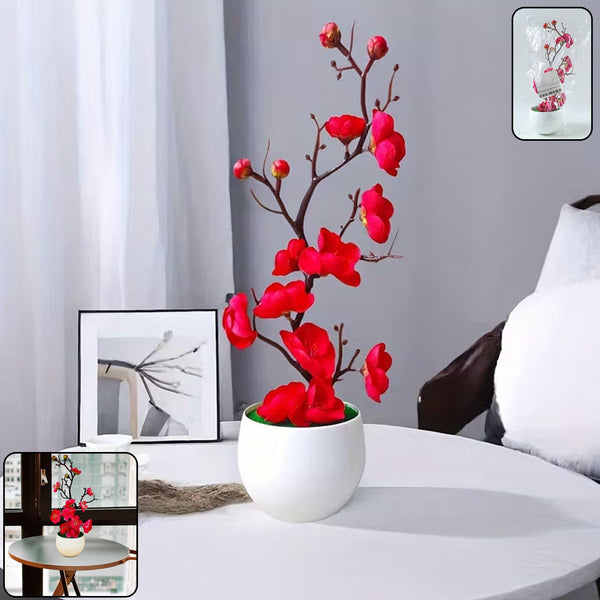 Artificial Flower Pot Plant (1 Pc) - justgrabit.in | Just Grab It