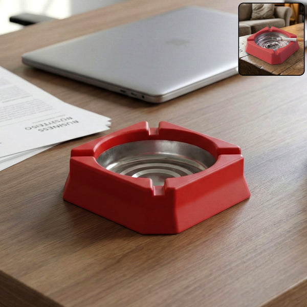 Heat - Resistant Ashtray (1 Pc) - justgrabit.in | Just Grab It