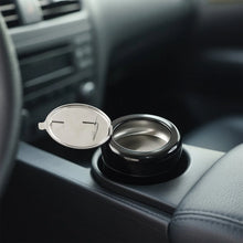 Round Smokeless Ashtray with Lid (1 Pc) - justgrabit.in | Just Grab It