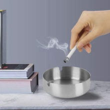 Round Tabletop Cigarette Ashtray with Multiple Rest Slots (1 Pc) - justgrabit.in | Just Grab It
