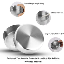 Round Tabletop Cigarette Ashtray with Multiple Rest Slots (1 Pc) - justgrabit.in | Just Grab It