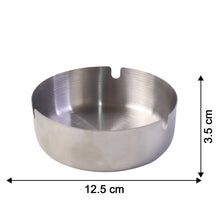 Round Tabletop Cigarette Ashtray with Multiple Rest Slots (1 Pc) - justgrabit.in | Just Grab It