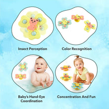 Buzzy Baby Spinner Toy Set – Suction Cup Spinning Toys (3 Pc Set) - justgrabit.in | Just Grab It