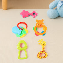 Plastic Baby Rattle Toys 5 Pcs Set - justgrabit.in | Just Grab It
