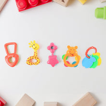 Plastic Baby Rattle Toys 5 Pcs Set - justgrabit.in | Just Grab It