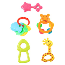 Plastic Baby Rattle Toys 5 Pcs Set - justgrabit.in | Just Grab It