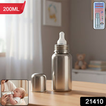 Stainless Steel Baby Feeding Bottle 200ML - justgrabit.in | Just Grab It