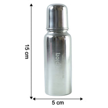 Stainless Steel Baby Feeding Bottle 200ML - justgrabit.in | Just Grab It