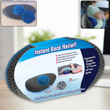 Ergonomic Orthopedic Back Support Pillow (18 x 9 Inch / 1 Pc) - justgrabit.in | Just Grab It
