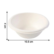 Freshee 180 ml Round Compostable Bagasse Bow (10 Pc) - justgrabit.in | Just Grab It