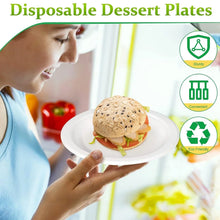 Freshee 6 Inch Round Compostable Bagasse Plate (10 Pcs Pack) - justgrabit.in | Just Grab It