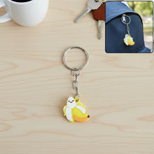 Cute Banana Shape Cartoon Keychain (1 Pc) - justgrabit.in | Just Grab It