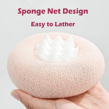 Premium Soft Exfoliating Round Bath Scrubber (1 Pc) - justgrabit.in | Just Grab It