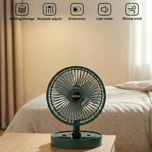 Rechargeable Desktop Table Fan Mobile Phone Holder (1 Pc) - justgrabit.in | Just Grab It