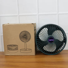 Rechargeable Desktop Table Fan Mobile Phone Holder (1 Pc) - justgrabit.in | Just Grab It