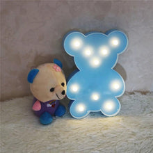 Teddy Bear Shape LED Decorative Night Light (1 Pc) - justgrabit.in | Just Grab It