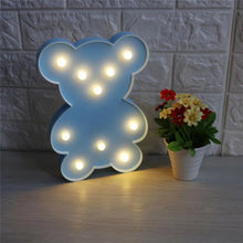 Teddy Bear Shape LED Decorative Night Light (1 Pc) - justgrabit.in | Just Grab It