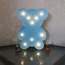 Teddy Bear Shape LED Decorative Night Light (1 Pc) - justgrabit.in | Just Grab It