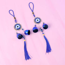 Decorative Evil Eye Hanging Wind Chime Set (2 Pc Set) - justgrabit.in | Just Grab It