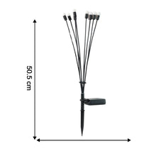 Solar LED Fiber Optic Garden Light - (1 Pc / Mix LED LIght) - justgrabit.in | Just Grab It