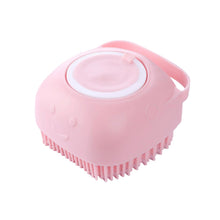 Silicone Massage Bath Body Brush with Built - In Soap Dispenser (1 Pc) - justgrabit.in | Just Grab It