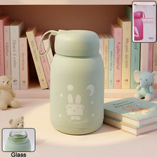 Cute Rabbit Printed Portable Insulated Water Bottle (330ML / 1 Pc) - justgrabit.in | Just Grab It