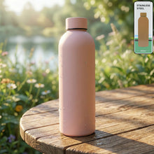 Stainless Steel Double Wall Vacuum - Insulated Drink Water (Pink / 500 ML Approx) - justgrabit.in | Just Grab It