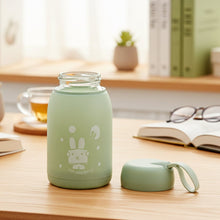 Cute Rabbit Printed Portable Insulated Water Bottle (330ML / 1 Pc) - justgrabit.in | Just Grab It