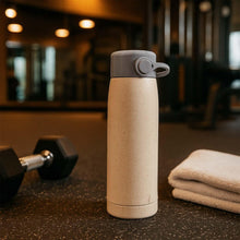 Creative Wheat Glass Water Bottle with Phone Holder (380ml, 80 Pc MOQ) - justgrabit.in | Just Grab It