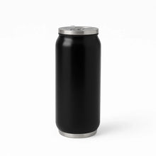 Stainless Steel Can - Shaped Vacuum Flask with Built - In Straw 500ml Approx, Tumbler (1 Pc) - Justgrabit Inc.