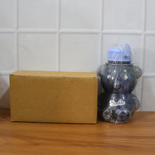 Kids Cartoon Bear Water Bottle with Straw & Shoulder Strap (1 Pc) - justgrabit.in | Just Grab It