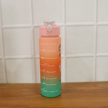 Motivational Gradient Water Bottle (900 ML) - justgrabit.in | Just Grab It