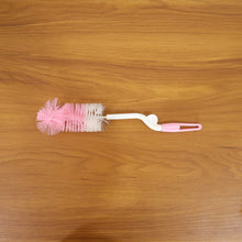 Bottle & Nipple Cleaning Brush with 360° Rotary Handle (1 Pc) - justgrabit.in | Just Grab It