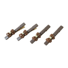 Elegant Bow Design Decorative Hair Clips Set (4 Pc) - justgrabit.in | Just Grab It