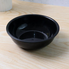 Plastic 6 Inch Black Round Deep Serving Bowl (1 Pc) - justgrabit.in | Just Grab It
