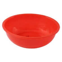 Plastic 6 Inch Red Round Deep Serving Bowl (1 Pc) - justgrabit.in | Just Grab It