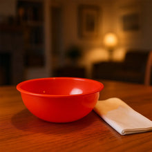 Plastic 6 Inch Red Round Deep Serving Bowl (1 Pc) - justgrabit.in | Just Grab It