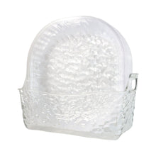 9 - in - 1 Crystal Glass Snack Serving Plates Set - justgrabit.in | Just Grab It