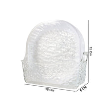9 - in - 1 Crystal Glass Snack Serving Plates Set - justgrabit.in | Just Grab It