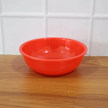 Plastic 6 Inch Red Round Deep Serving Bowl (1 Pc) - justgrabit.in | Just Grab It