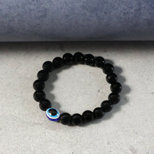 Elegant Dual - Tone Crystal Beaded Stretch Bracelet (1 Pc) - justgrabit.in | Just Grab It