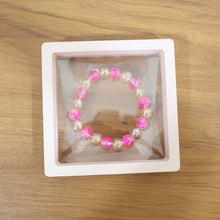 Elegant Dual - Tone Crystal Beaded Stretch Bracelet (1 Pc) - justgrabit.in | Just Grab It