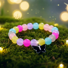 Premium Multicolor Pastel Bead Stretch Bracelet (1 Pc) - justgrabit.in | Just Grab It