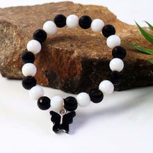 Elegant Black and White Fancy Bracelet (1 Pc) - justgrabit.in | Just Grab It
