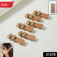 Elegant Bow Design Premium Fashion Hair Clips (6 Pc) - justgrabit.in | Just Grab It