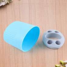 Multipurpose Bathroom Toothbrush and Utility Holder Stand with Multiple Slots (1 Pc) - justgrabit.in | Just Grab It