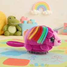 Kids Unicorn Plush Hair Brush - (1 Pc) - justgrabit.in | Just Grab It