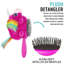 Kids Unicorn Plush Hair Brush - (1 Pc) - justgrabit.in | Just Grab It